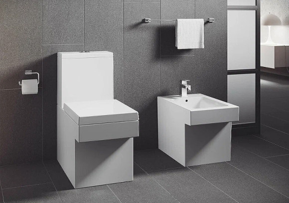 Смеситель для биде Grohe Eurocube 23138000 Хром Смеситель для биде Grohe Eurocube 23138000 Хром