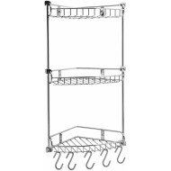 Полка корзина WasserKRAFT K-1233 угловая Хром