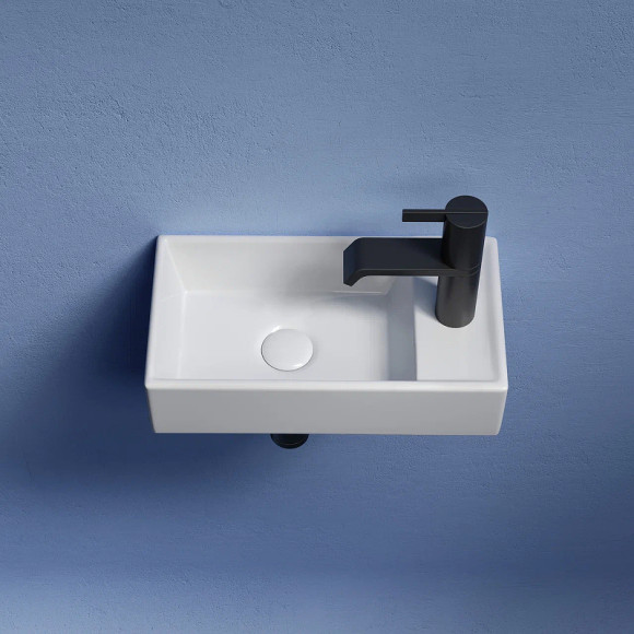 Раковина Ceramicanova Element 41 L CN6051L Белая глянцевая Раковина Ceramicanova Element 41 L CN6051L Белая глянцевая