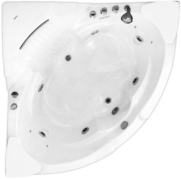 Акриловая ванна Gemy G9082 B 152х152 с гидромассажем Акриловая ванна Gemy G9082 B 152х152 с гидромассажем