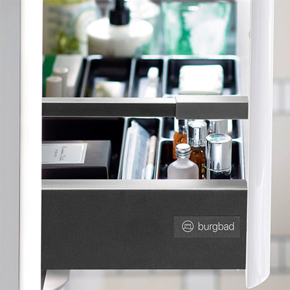 Тумба с раковиной Burgbad Iveo 100 SFEY100F2833G0169C0001*1 подвесная Белая глянцевая