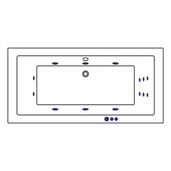 Акриловая ванна Whitecross Savia Duo 170x80 0103.170080.100.SMART.BR с гидромассажем Акриловая ванна Whitecross Savia Duo 170x80 0103.170080.100.SMART.BR с гидромассажем