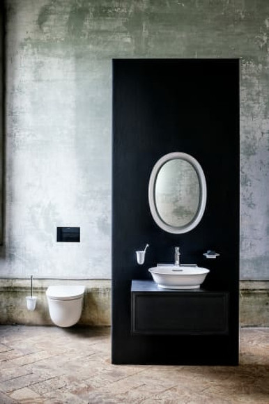 Тумба под раковину Laufen New Classic 78 4.0601.1.085.628.1 подвесная Черный дуб