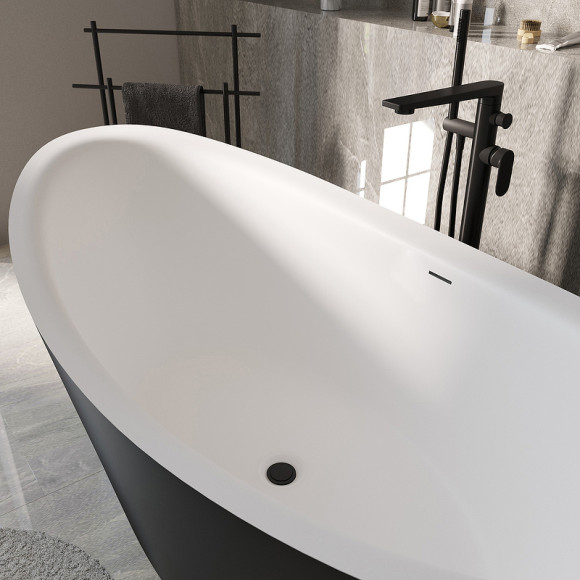 Акриловая ванна Grossman Galaxy 180х85 GR-1402MB без гидромассажа