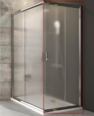 Душевая дверь Ravak Blix BLRV2К-90 1XV70C00ZG профиль Хром стекло Grape