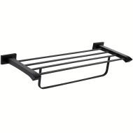 Полка для полотенец Gappo G0724-6 Черная матовая Полка для полотенец Gappo G0724-6 Черная матовая