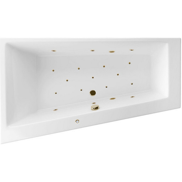 Акриловая ванна Excellent Sfera 170x100 L WAEX.SFL17.RELAX.BR с гидромассажем