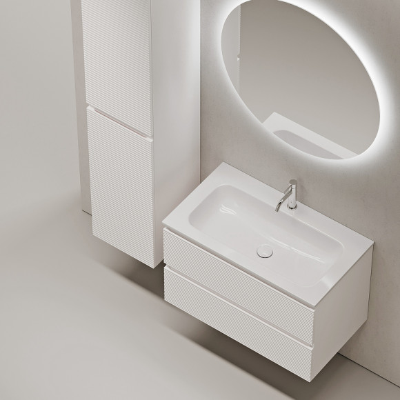 Тумба под раковину Sancos Folk 80 FL80W подвесная Bianco