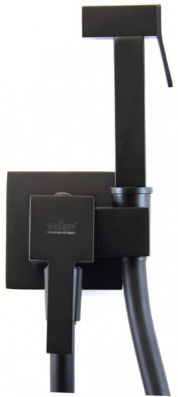 Гигиенический душ Webert Pegaso PE870303560 со смесителем Черный матовый Гигиенический душ Webert Pegaso PE870303560 со смесителем Черный матовый