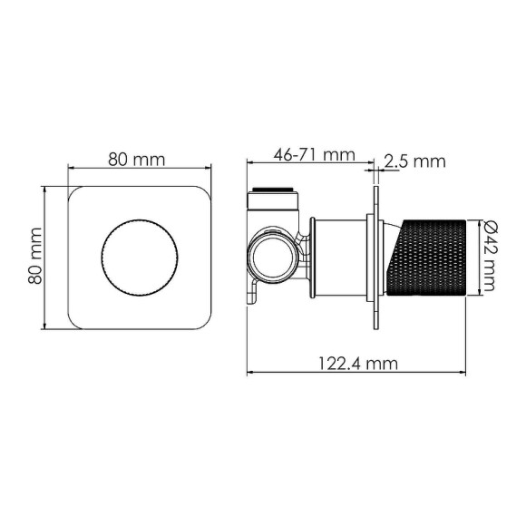 Смеситель для душа WasserKRAFT Mosel 4651 Хром