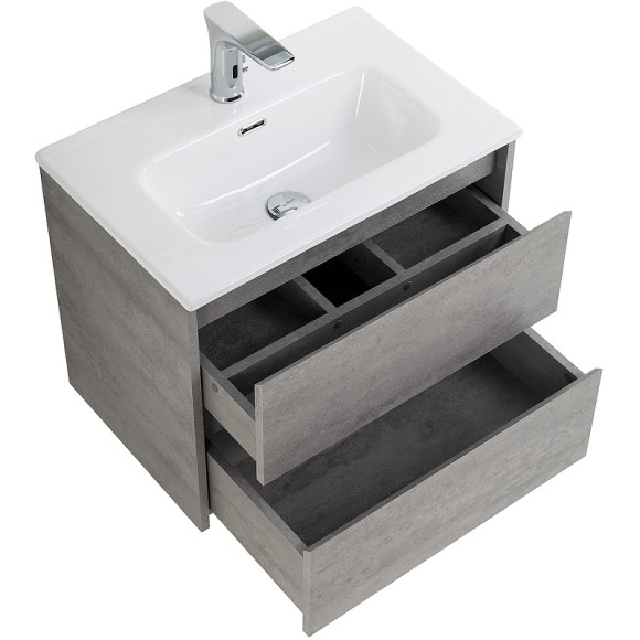 Тумба под раковину BelBagno Kraft 70 KRAFT 39-700/390-2C-SO-CG подвесная Cemento Grigio Тумба под раковину BelBagno Kraft 70 KRAFT 39-700/390-2C-SO-CG подвесная Cemento Grigio