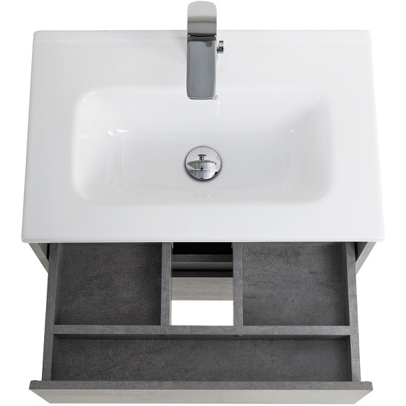 Тумба под раковину BelBagno Kraft 70 KRAFT 39-700/390-2C-SO-CG подвесная Cemento Grigio Тумба под раковину BelBagno Kraft 70 KRAFT 39-700/390-2C-SO-CG подвесная Cemento Grigio