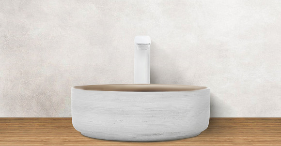 Раковина-чаша WeltWasser Elbach 3134 LSWG 35 10000004540 Белая Золотистая