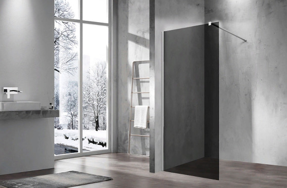 Душевая перегородка Vincea Walk-In 90 VSW-1H900CG профиль Хром стекло тонированное