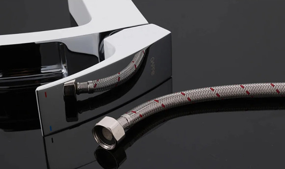 Смеситель для раковины Gappo G07 G1007-30 Белый Хром Смеситель для раковины Gappo G07 G1007-30 Белый Хром