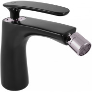 Смеситель для биде Rav Slezak Tigris TG144.5CMATC Черный матовый Хром