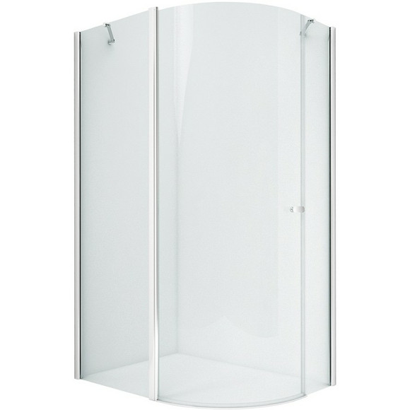 Душевой уголок New Trendy New Soleo Chrome 120х85 K-0422 профиль Хром стекло прозрачное