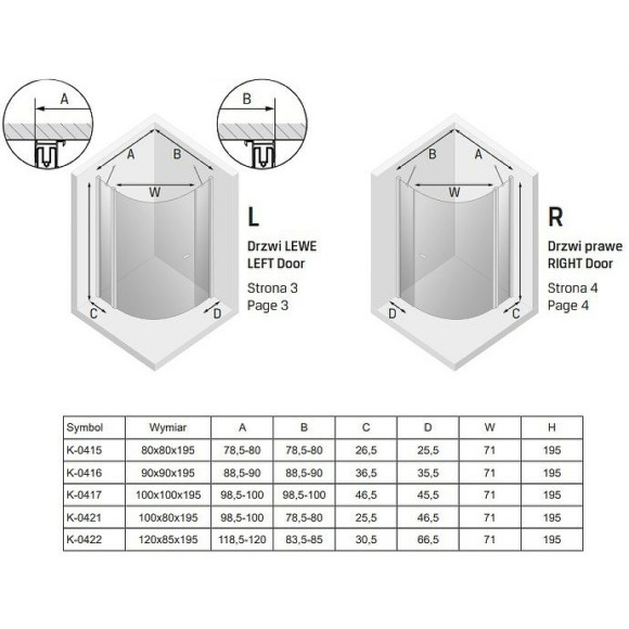 Душевой уголок New Trendy New Soleo Chrome 120х85 K-0422 профиль Хром стекло прозрачное Душевой уголок New Trendy New Soleo Chrome 120х85 K-0422 профиль Хром стекло прозрачное