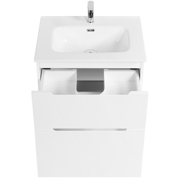 Тумба под раковину BelBagno Etna-H60 60 ETNA-H60-600-2C-SO-BL-P подвесная Bianco Lucido Тумба под раковину BelBagno Etna-H60 60 ETNA-H60-600-2C-SO-BL-P подвесная Bianco Lucido