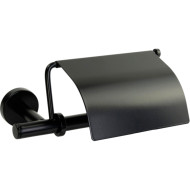 Держатель туалетной бумаги Migliore Fortis 31764 с крышкой Черный матовый