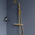 Душевая система RGW Shower Panels SP-34G 51140134-06 с термостатом Золото браш
