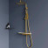 Душевая система RGW Shower Panels SP-34G 51140134-06 с термостатом Золото браш