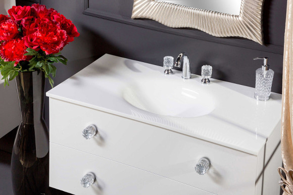 Тумба под раковину Boheme Armadi Art NeoArt 110 831-110-WH подвесная White