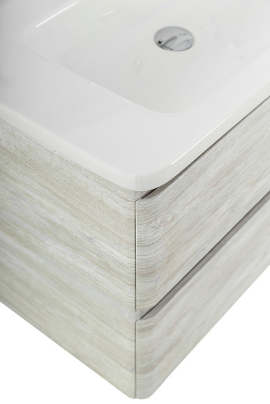 Тумба под раковину BelBagno 80 ALBANO-CER-800-2C-SO-RVB подвесная Rovere Vintage Bianco