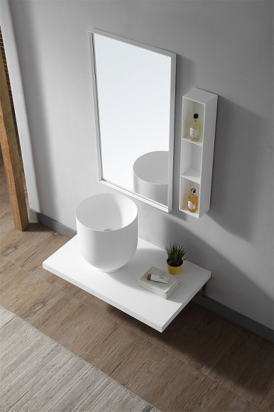 Раковина-чаша Abber Stein 40 AS2618 Белая матовая Раковина-чаша Abber Stein 40 AS2618 Белая матовая