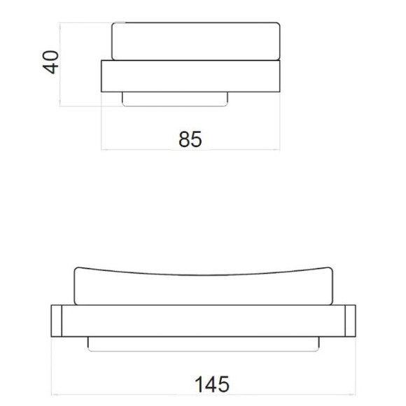 Мыльница Webert Pegaso PE500101010 Золото Мыльница Webert Pegaso PE500101010 Золото