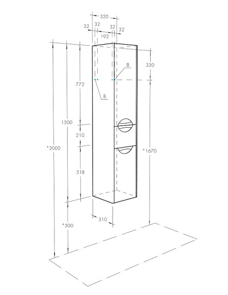 Шкаф пенал Aquaton Сильва 32 R 1A215603SIW7R подвесной с бельевой корзиной Дуб полярный Шкаф пенал Aquaton Сильва 32 R 1A215603SIW7R подвесной с бельевой корзиной Дуб полярный