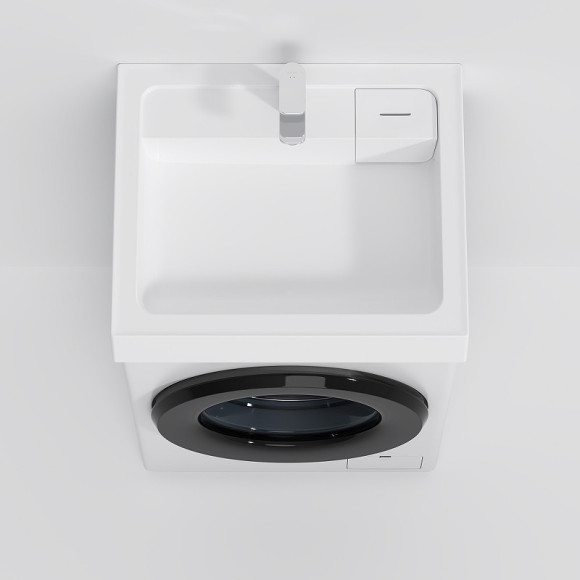 Раковина AM.PM X-Joy 60 M85AWCC0602WG на стиральную машину Белая