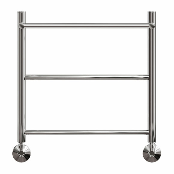 Водяной полотенцесушитель Point Афина PN04155P П2 500x500 с полкой Хром