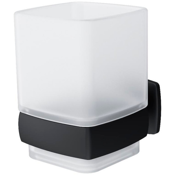 Комплект мебели для ванной AM.PM Gem 75 BK90GN подвесной Черный матовый со смесителем для раковины и аксессуарами