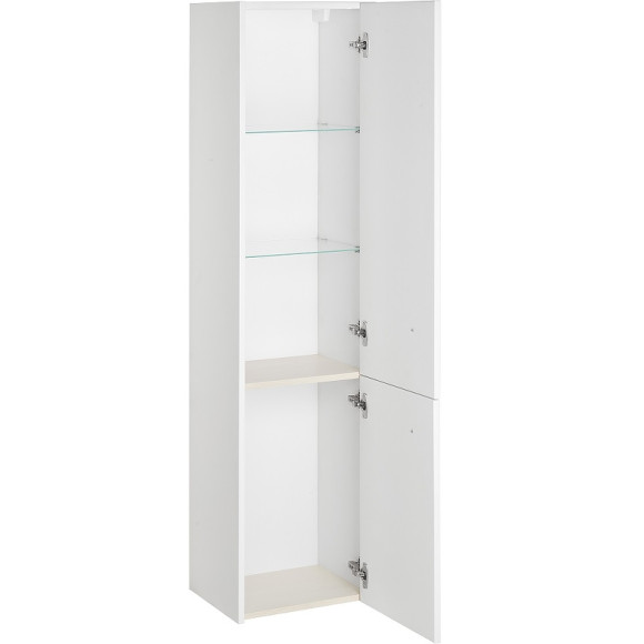 Шкаф пенал ASB-Woodline Риола 40 12420 подвесной Белый Шкаф пенал ASB-Woodline Риола 40 12420 подвесной Белый