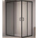 Душевой уголок RGW Passage PA-040B 100x90 3508104090-14 профиль Черный стекло прозрачное
