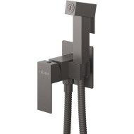 Гигиенический душ со смесителем Cezares Slider SLIDER-DIF-GM Оружейная сталь