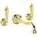 Смеситель для раковины Cezares First FIRST-BLS1-03/24-M Золото 24 карат