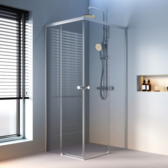 Душевой уголок AM.PM X-Joy 100х80 W94G-403-10080-MТ профиль Хром матовый стекло прозрачное Душевой уголок AM.PM X-Joy 100х80 W94G-403-10080-MТ профиль Хром матовый стекло прозрачное