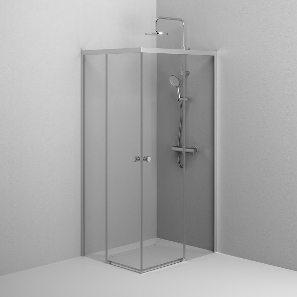 Душевой уголок AM.PM X-Joy 100х80 W94G-403-10080-MТ профиль Хром матовый стекло прозрачное Душевой уголок AM.PM X-Joy 100х80 W94G-403-10080-MТ профиль Хром матовый стекло прозрачное