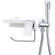 Гигиенический душ со смесителем Gappo Gyron G7296 Хром Белый Гигиенический душ со смесителем Gappo Gyron G7296 Хром Белый