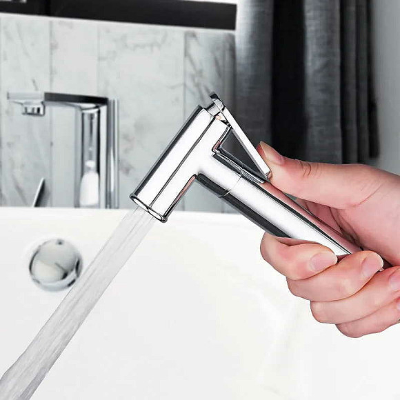 Гигиенический душ со смесителем Gappo Gyron G7296 Хром Белый Гигиенический душ со смесителем Gappo Gyron G7296 Хром Белый