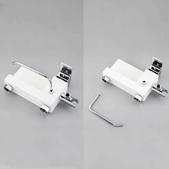 Гигиенический душ со смесителем Gappo Gyron G7296 Хром Белый Гигиенический душ со смесителем Gappo Gyron G7296 Хром Белый