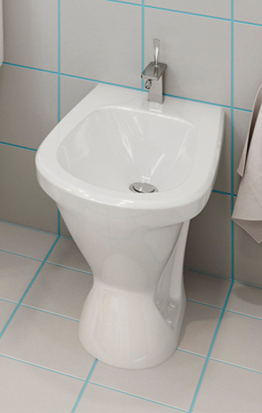 Биде Sanita Самарское BD.FS/Samarsky/C/WHT.G/S1 Белое Биде Sanita Самарское BD.FS/Samarsky/C/WHT.G/S1 Белое