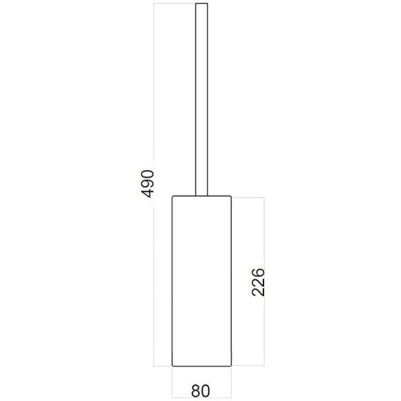 Ершик для унитаза Webert Pegaso PE501302015 Хром Ершик для унитаза Webert Pegaso PE501302015 Хром