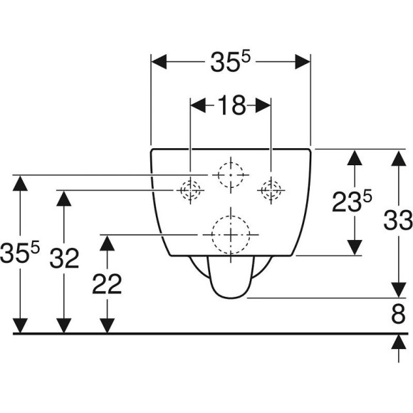 Унитаз Geberit (Keramag) iCon 204060000 без сиденья Унитаз Geberit (Keramag) iCon 204060000 без сиденья