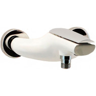 Смеситель для ванны Webert Aria AI850102844 Белый глянец Хром Смеситель для ванны Webert Aria AI850102844 Белый глянец Хром