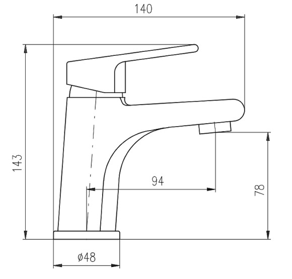 Смеситель для раковины Rav Slezak Colorado CO226.5CMAT Черный матовый Смеситель для раковины Rav Slezak Colorado CO226.5CMAT Черный матовый