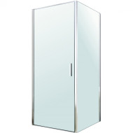 Душевой уголок Berges Legos LS-1 80х100 061032 профиль Хром стекло прозрачное