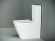Унитаз компакт Ceramicanova Cubic CN1803-B без бачка и с сиденьем Микролифт Унитаз компакт Ceramicanova Cubic CN1803-B без бачка и с сиденьем Микролифт